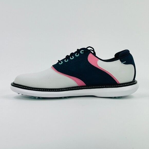 FootJoy New Wave Traditions 'White Navy Pink' 57959 Golf Multi Size - Picture 2 of 13